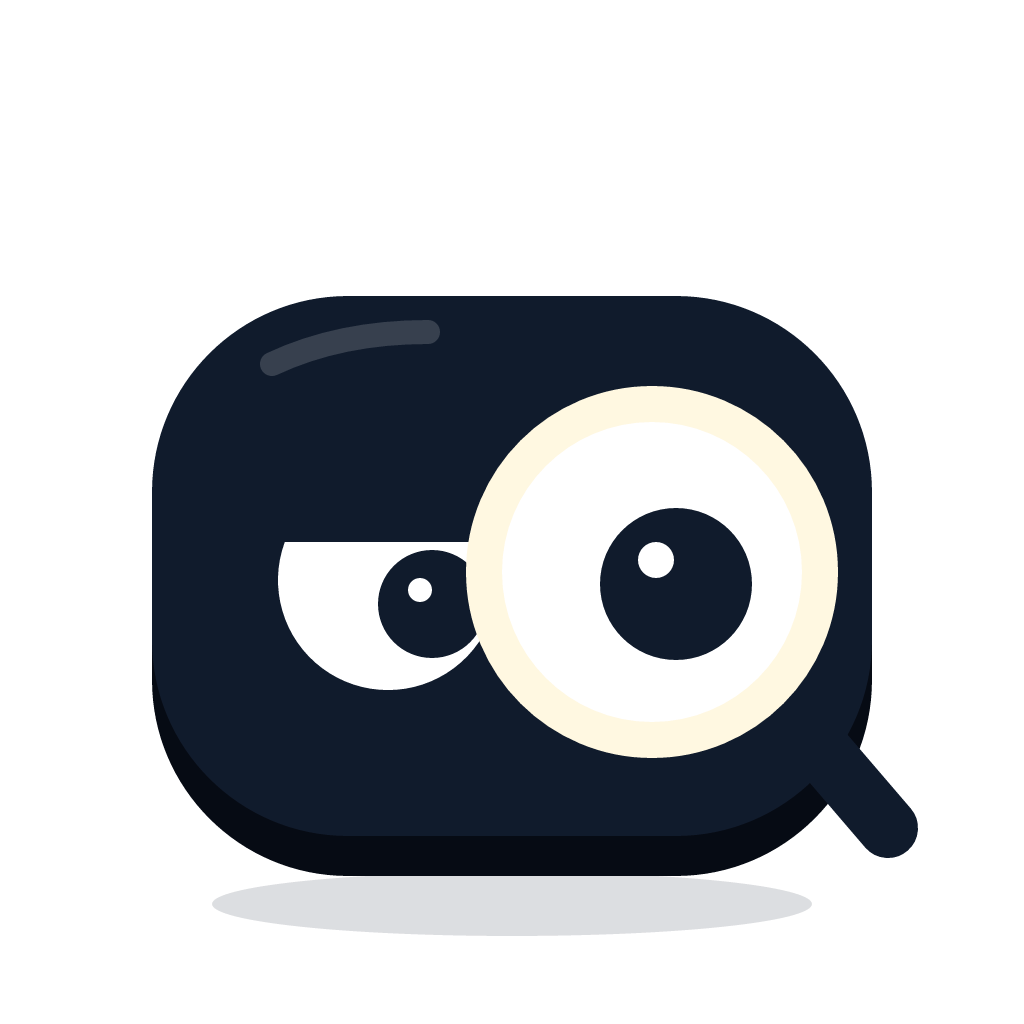 Counterspy with a magnifier